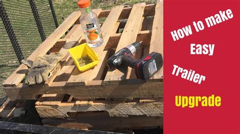 How To Make Easy Upgrade Utility Trailer Youtube