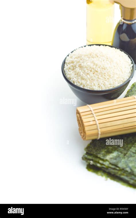 The Sushi Ingredients Stock Photo Alamy