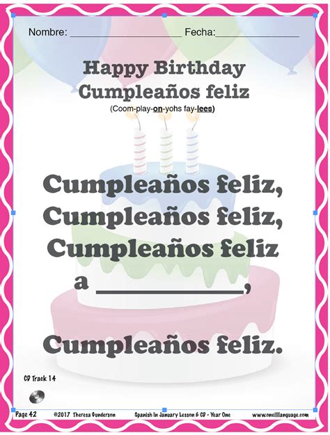 Happy Birthday Song In Spanish Estas Son Las Mananitas Birthday Ideas