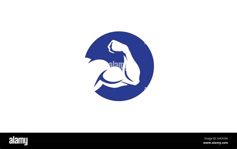 Creative Bodybuilding Bicep Logo Vector Symbol Stock Vector Image And Art