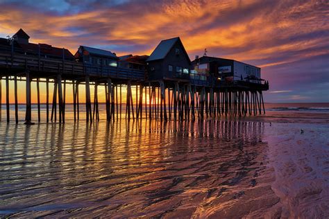 Maine Old Orchard Beach Pier Photograph By Juergen Roth Fine Art America