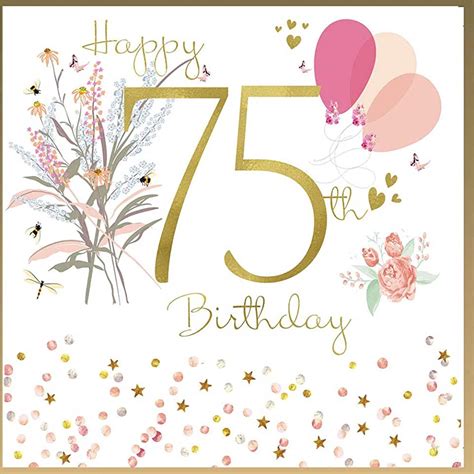 Uk 75th Birthday Cards For Women