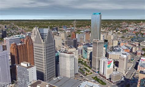 Heres What Detroits Skyline Would Look Like With Hudsons Tower