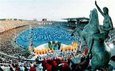 1992 Opening Ceremony Of The Barcelona Olympics Barcelona Olympic Games 1992 Olympics