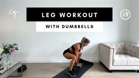 Min LEG WORKOUT WITH DUMBBELLS At Home Dumbbell Leg Workout Caroline Girvan