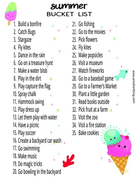 20 Fun Summer Activities To Do With Your Toddler Free Printable It