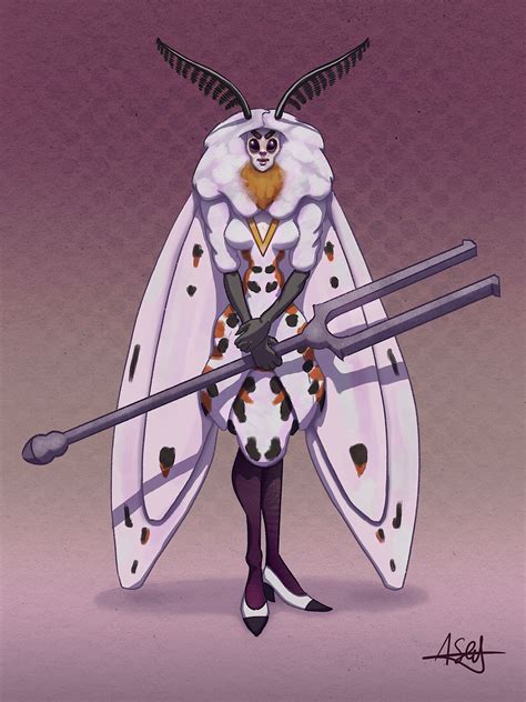 Artstation Moth Lady