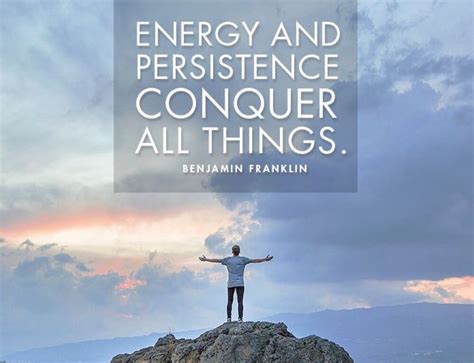 Energy And Persistence Conquer All Things Joshua N Hook