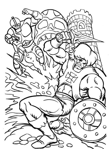 Printable Coloring Pages Of He Man Marioteconway