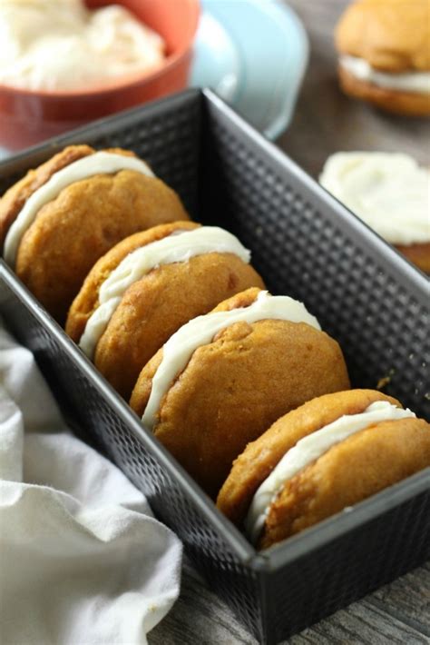 Cream Cheese Filled Pumpkin Whoopie Pies Chocolate With Grace