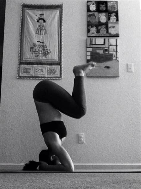 Learn how the hand position you choose affects your headstand. Headstand preparation | Yoga at home, Yoga practice, Headstand