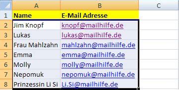 Maybe you would like to learn more about one of these? Erstellen einer Verteilerliste aus einem Excel-Dokument ...