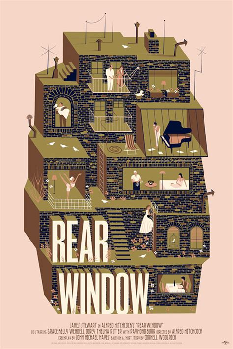 Crazy how they took that movie poster straight out of arrival (2016) starring amy adams. Adam Simpson Designs Creative 'Rear Window' Poster Art for ...