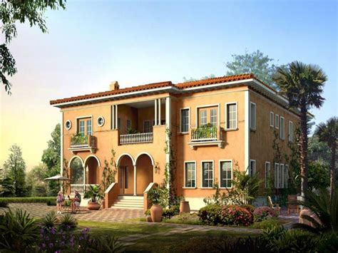 Important Ideas Italian Villa Courtyard House Plan New