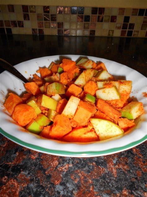 sweet potato granny smith apple and cinnamon mmmmmm my fave healthy cooking i love food