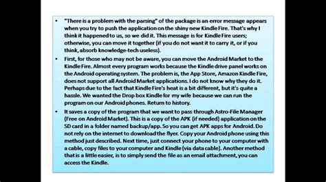There is a problem parsing the package. How to Fix Kindle Parsing Package Error - YouTube