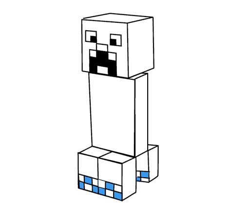 How To Draw A Minecraft Creeper Easy Step By Step Drawing Guides