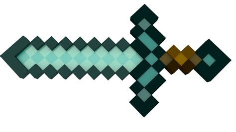 Minecraft character alex with pickaxe. Minecraft diamond sword 3D Model in Heavy Weapon 3DExport