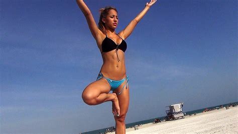 Hot Bikini Beach Yoga My Workout Pinterest Beach My Xxx Hot Girl