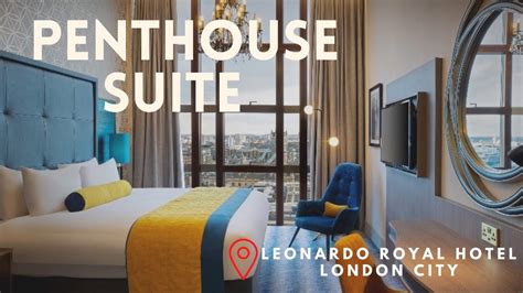 leonardo royal hotel london city tour penthouse mini room tour travel vlog youtube