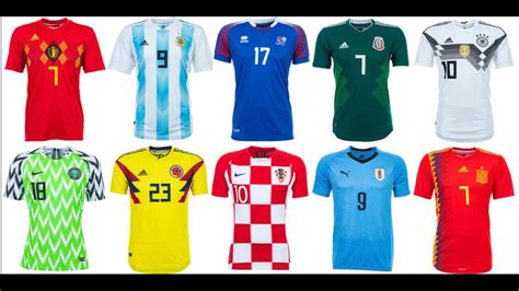 Top World Cup 2018 football jerseys — Sport — The Guardian ...