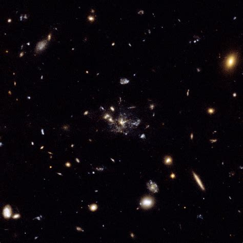 Esa Flies In A Spiders Web Galaxy Caught In The Making