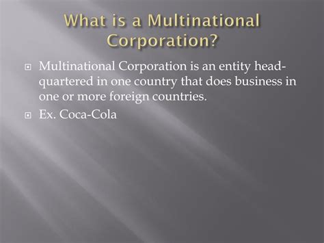 Ppt Ch11 Multinational Corporations Powerpoint Presentation Free