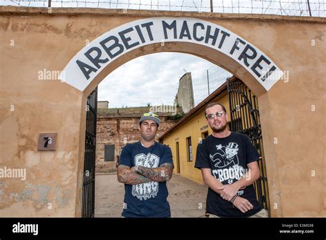 Arbeit Macht Frei, the inscription above the gate of the Small Stock Photo: 71134764 - Alamy