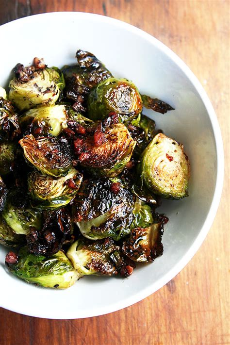 Ina roasts the spouts with pancetta. Ina Garten's Roasted Balsamic Brussels Sprouts | Alexandra's Kitchen