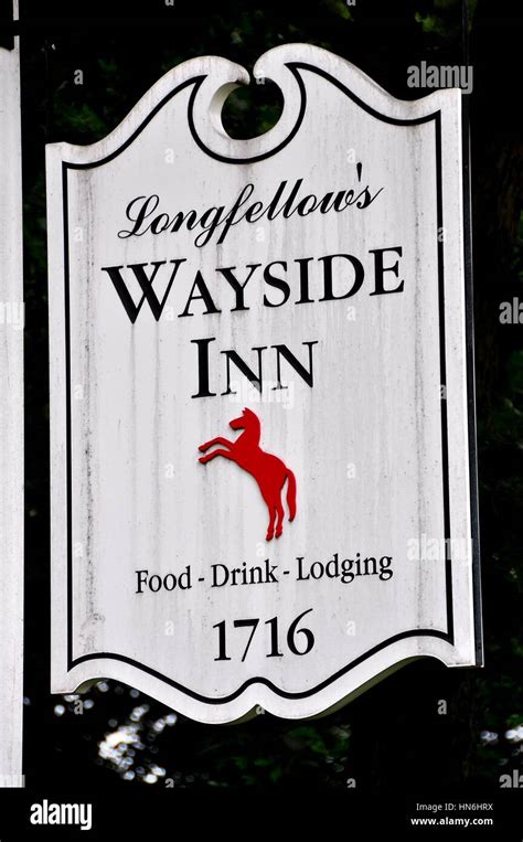 Longfellows Wayside Inn Sign Hi Res Stock Photography And Images Alamy