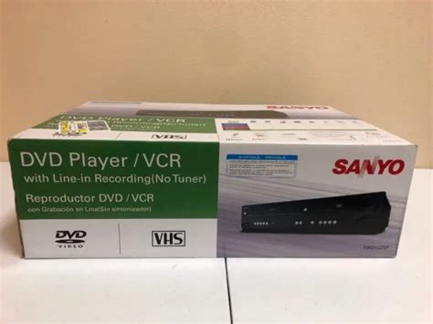 SANYO FWDV225F DVD VCR VHS Dual Player Combo Hi Fi Video Cassette
