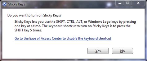 Do not turn off your computer? Quick Tip: Disable the Sticky and Filter Keys in Windows ...