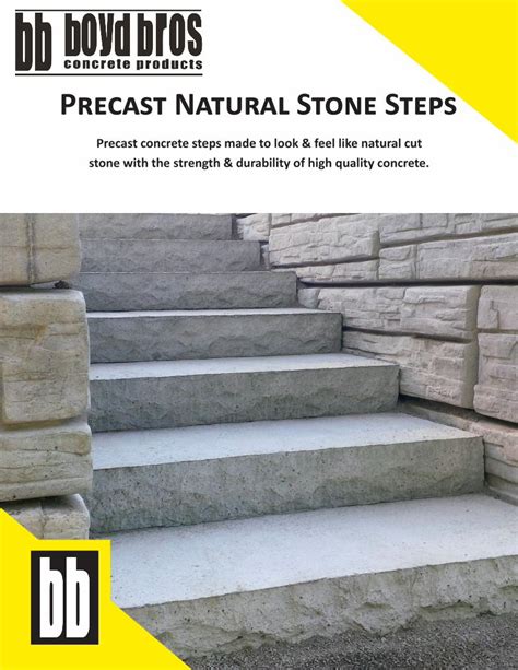 Pdf Precast Natural Stone Steps Boyd Bros Concrete Dokumentips