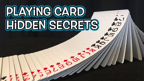 Playing Cards Secrets Awesome Youtube