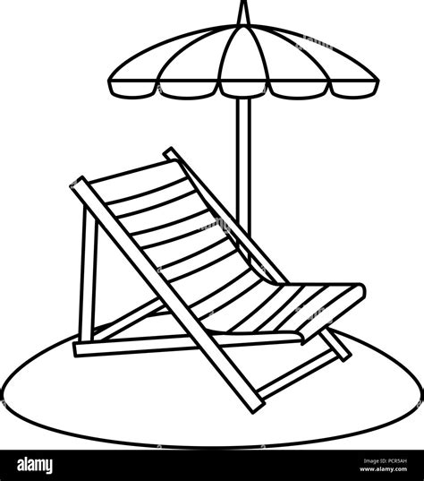 How To Draw A Beach Chair Easy Drawing Tutorial For K