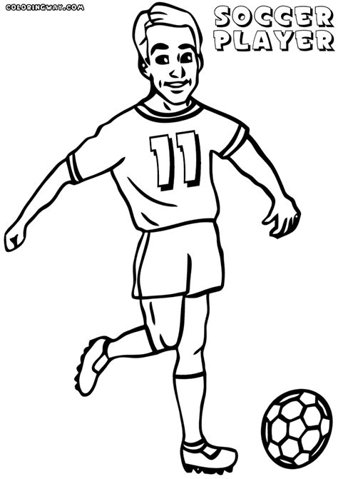 Soccer players coloring page presents you all the best soccer players in the world. Soccer player coloring pages | Coloring pages to download and print