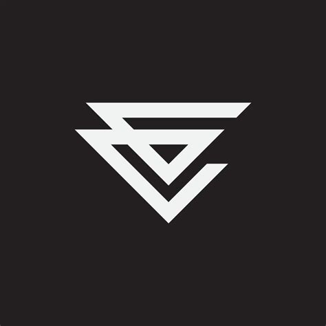Ge Monogram Design Logo Template 6718905 Vector Art At Vecteezy