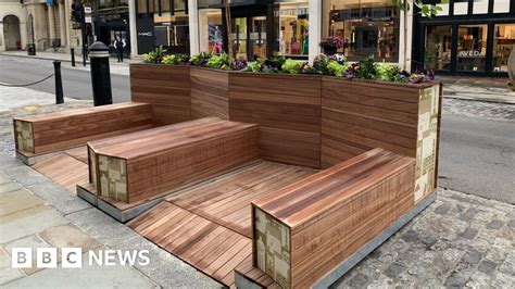 Parklets Open In Colchester High Street As Part Of Covid Recovery
