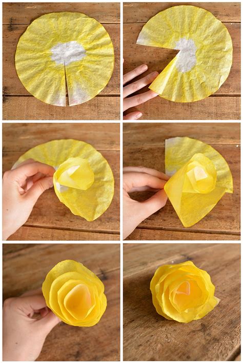 How To Make Coffee Filter Flowers Recipes Cater