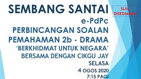 Look through examples of negara translation in sentences, listen to pronunciation and learn grammar. PERBINCANGAN SOALAN PEMAHAMAN 2b DRAMA 'BERKHIDMAT UNTUK ...