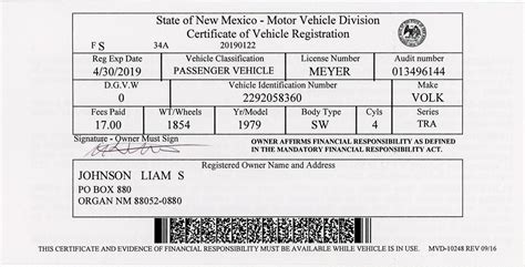 New Mexico Passenger Car License Plates 1912 Present Including