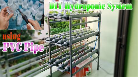 How To Make A Hydroponic System At Home Using PVC Pipe Sadoun