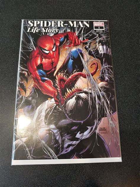 Spider Man Life Story 1 Kirkham Variant Sonnys Comics Bagley Cover