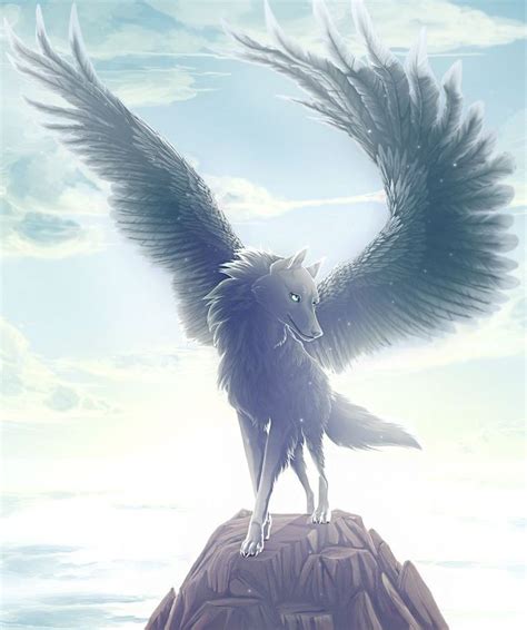 17 Anime Wolf With Wings Art 17 Anime Wolf With Wings