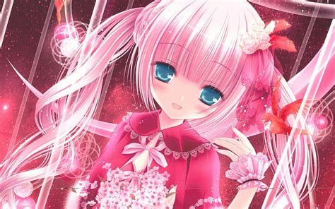 Anime Pink Girl Cute Pink Anime Girl Hd Wallpaper Pxfuel