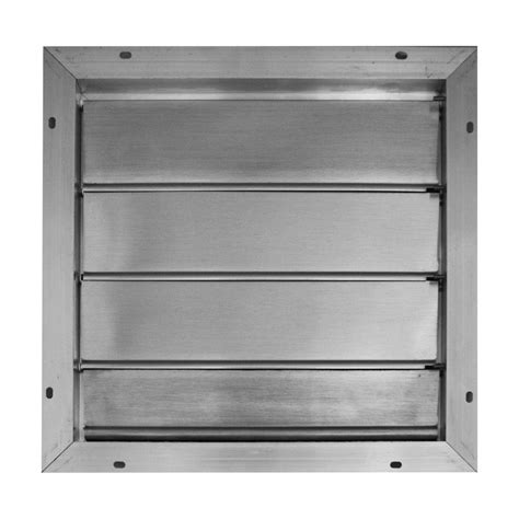 Grille for a rough opening of 16 x 16. Broan 16.75 in. x 16.75 in. Aluminum Automatic Gable ...