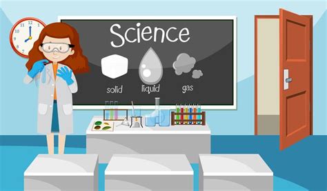 Science teachers may specialize in a particular area, but must also have a solid foundation in all things science. Teacher in science class - Download Free Vectors, Clipart ...