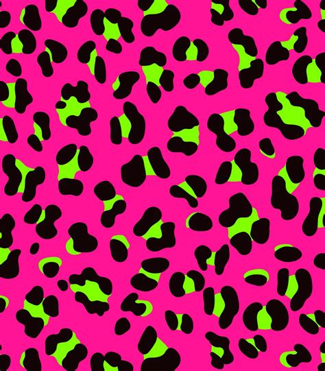 Neon Hot Pink Lime Green Black Cheetah Exclusive Print Olga S Closet