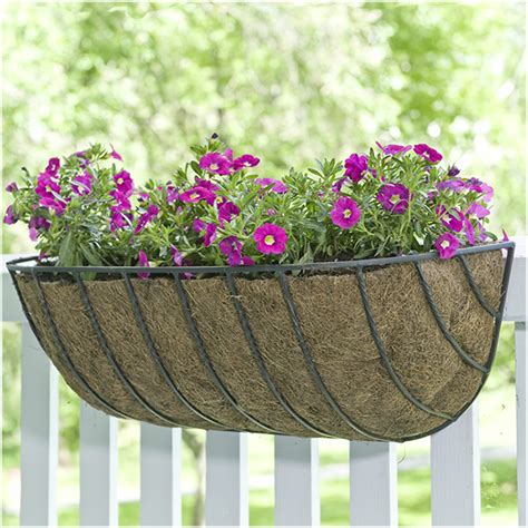 Board sizes will differ according to your porch railing. CobraCo Canterbury Horse Trough Rail planter & Reviews ...