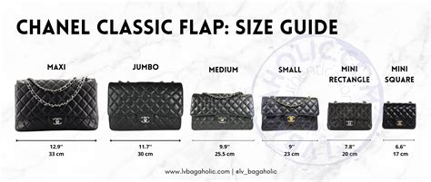 Chanel Bag Size Chart